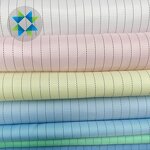 ESD Fabric Factory - New Material DTY Polyester Grid Stripe