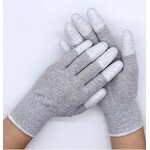 ESD Glove Supplier - PU Nitrile Coated Carbon Fiber Anti Static