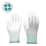 PU Gloves Factory - Palm Coated Nylon Safety Work Gloves