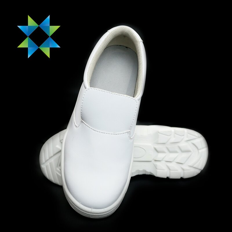 Anti Static Safety Shoes Supplier - PU Rubber Sole White Industrial