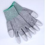 ESD Glove Supplier - PU Nitrile Coated Carbon Fiber Anti Static