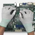 ESD Glove Supplier - PU Nitrile Coated Carbon Fiber Anti Static