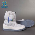 ESD Cleanroom Boots Supplier - 5MM Strip White Anti Static