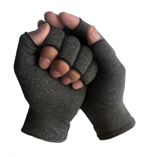Compression Gloves Factory - Durable Therapy Fitness Sports Grey
