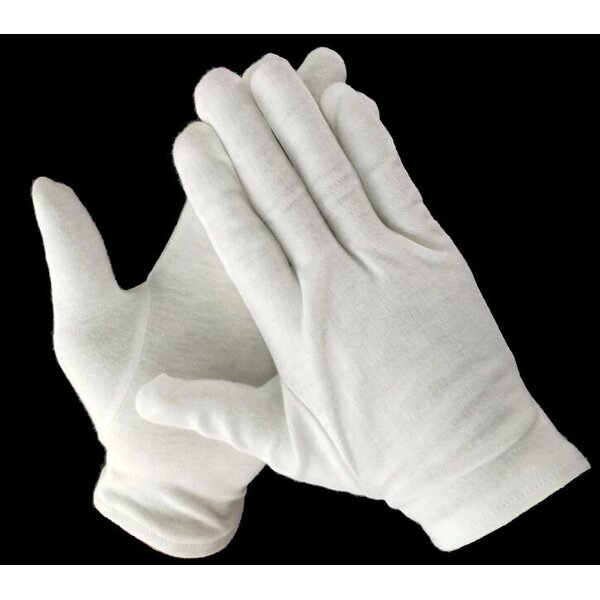 Cotton Work Gloves Supplier - Premium Interlock Elastic Thin