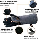 Heat Resistant Gloves Supplier - 16 Inch Cowhide Split Welding