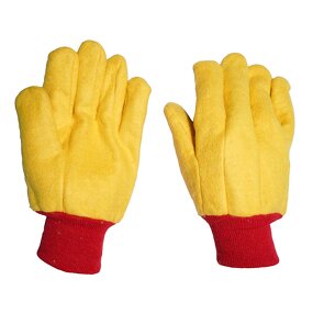 Work Gloves Supplier - Yellow Thick Heat Resistant Knitted