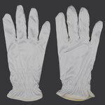 Jewelry Gloves Factory - White Ladies Cuff Polish Watches Coins