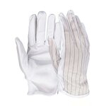 ESD Gloves Factory - Anti Static White Fabric Industrial