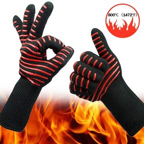 BBQ Gloves Manufacturer - Professional Aramid Silicone Insulated