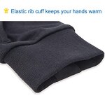 Motorcycle Gloves Supplier - Custom Mens Warm Black Silk Liner