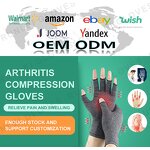 Arthritis Gloves Supplier - Half Finger Infrared Silicone Dot