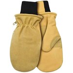 Ski Gloves Supplier - Windproof Pigskin Leather Waterproof Mittens