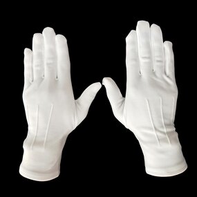 Ceremonial Gloves Supplier - Pure Nylon Three Lines Long Sleeves