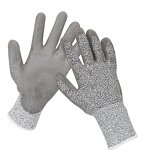 Cut Resistant Gloves Manufacturer - En388 Nylon Pu Palm Level 5