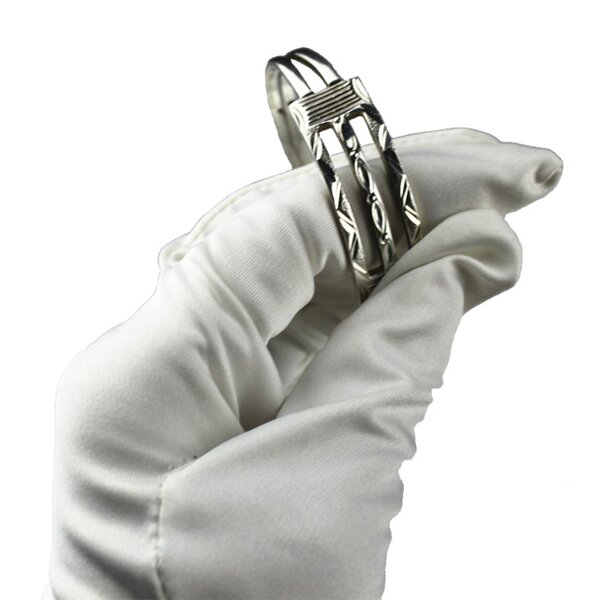 Jewelry Gloves Factory - Polyethylene Straight Cuff Microfiber