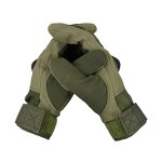 Tactical Gloves Manufacturer - Green Cut Resistant Full Finger Men