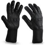 BBQ Gloves Manufacturer - Silicone Black Heat Resistance Kitchen
