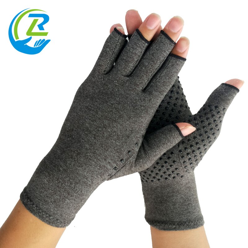 Compression Gloves Manufacturer - Half Finger Heat Rheumatoid Treatment