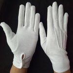 Cotton Gloves Manufacturer - Nylon Three Tendons Parade Uniform