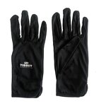 Jewelry Gloves Supplier - Black Microfiber Custom Logo Exam