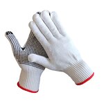 Work Safety Gloves Supplier - 7 10 Gauze Cotton Knitted PVC Dot