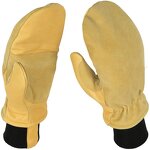 Ski Gloves Supplier - Windproof Pigskin Leather Waterproof Mittens