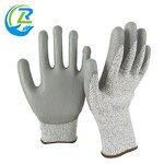 Cut Resistant Gloves Manufacturer - En388 Nylon Pu Palm Level 5