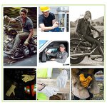 Work Gloves Supplier - Yellow Thick Cowsplit Leather Construction