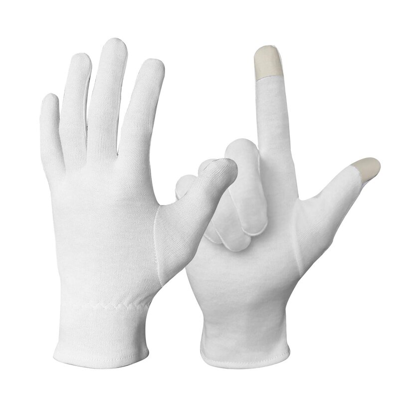 Cotton Gloves Factory - Touch Screen Fingers Overnight Sleeping