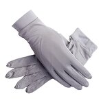 Motorcycle Gloves Supplier - Custom Mens Warm Black Silk Liner