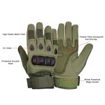 Tactical Gloves Manufacturer - Green Cut Resistant Full Finger Men