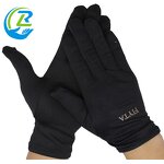 Jewelry Gloves Supplier - Black Microfiber Custom Logo Exam