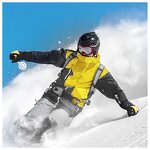 Ski Gloves Supplier - Windproof Pigskin Leather Waterproof Mittens