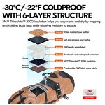 Ski Gloves Supplier - Touchscreen Cow Leather Cycling Snowboard