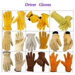 Leather Work Gloves Supplier - Goatskin General Purpose for Men