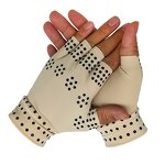 Magnetic Gloves Manufacturer - Fingerless Copper Dotted Therapy