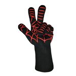 Silicone Gloves Manufacturer - Red Spider Web Food Grade Heat