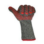 Barbecue Gloves Factory - Outdoor Red Silicone Heat Resistant