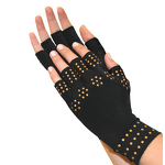 Magnetic Gloves Manufacturer - Fingerless Copper Dotted Therapy
