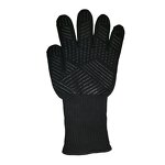 Heat Resistant Gloves Supplier - Black Aramid 800 Degree BBQ