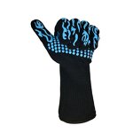 Fireproof Gloves Factory - Blue Silicone Aramid Heat Resistant