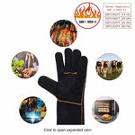 Heat Resistant Gloves Manufacturer - 14/16 Inch Cow Split BBQ
