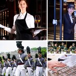 Cotton Gloves Manufacturer - Nylon Three Tendons Parade Uniform