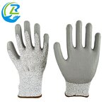 Cut Resistant Gloves Manufacturer - En388 Nylon Pu Palm Level 5