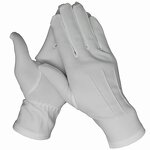 Ceremonial Gloves Supplier - Pure Nylon Three Lines Long Sleeves