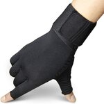 Arthritis Gloves Factory - Cotton Spandex Half Finger Anti Slip