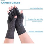 Arthritis Gloves Supplier - Half Finger Infrared Silicone Dot