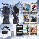 Heated Gloves Manufacturer - Leather Waterproof USB Rechargeable