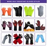 Silicone Oven Gloves Supplier - Double Layer Heat Proof Barbecue